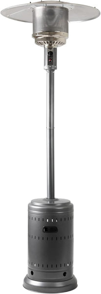 46,000 BTU Outdoor Propane Patio Heater with Wheels, Commercial & Residential,  32.1 x 32.1 x 91.3 inches (LxWxH)