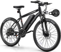 Electric Bike, TotGuard 27.5" Electric Bike for Adults 500W Ebike 21.6MPH Adult Electric Bicycles Electric Mountain Bike,48V 10Ah Removable Lithium Battery,Shimano 21S Gears,Lockable Suspension Fork